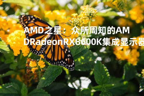 AMD之星：众所周知的AMD Radeon RX 8600K集成显示器